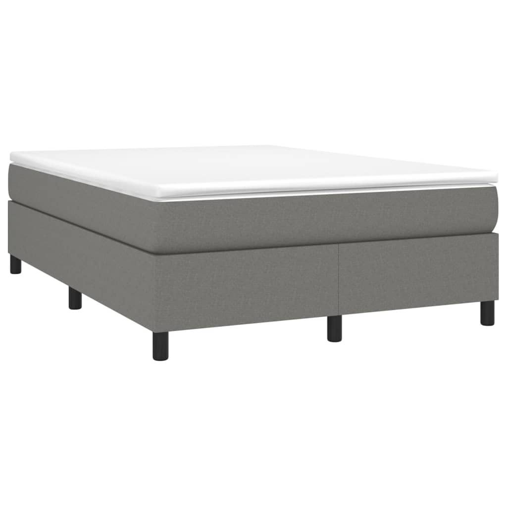 Struttura Letto a Rete a Molle Grigio Scuro 140x200 cm Tessuto | homemem39