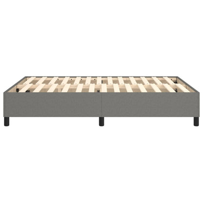 Struttura Letto a Rete a Molle Grigio Scuro 140x200 cm Tessuto | homemem39