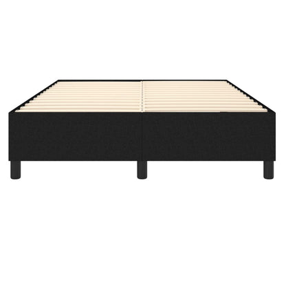 Struttura Letto a Rete a Molle Nero 140x200 cm in Tessuto | homemem39