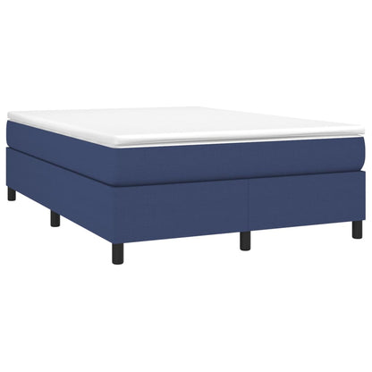 Struttura Letto a Rete a Molle Blu 140x200 cm in Tessuto | homemem39