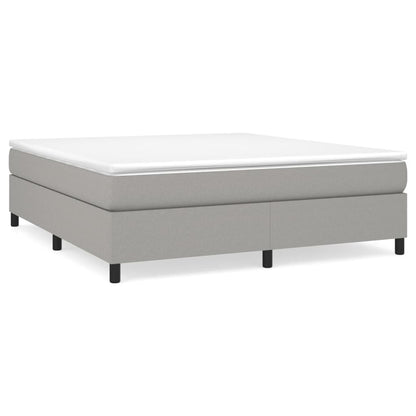 Struttura Letto a Rete a Molle Grigio Chiaro 160x200 cm Tessuto | homemem39