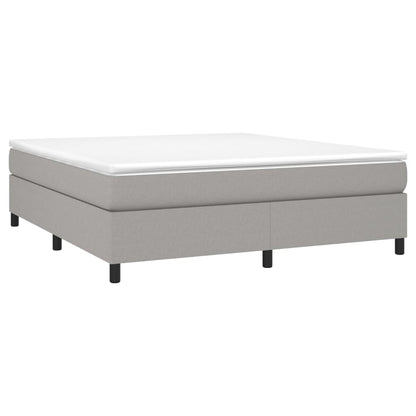 Struttura Letto a Rete a Molle Grigio Chiaro 160x200 cm Tessuto | homemem39