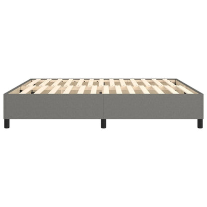 Struttura Letto a Rete a Molle Grigio Scuro 160x200 cm Tessuto | homemem39