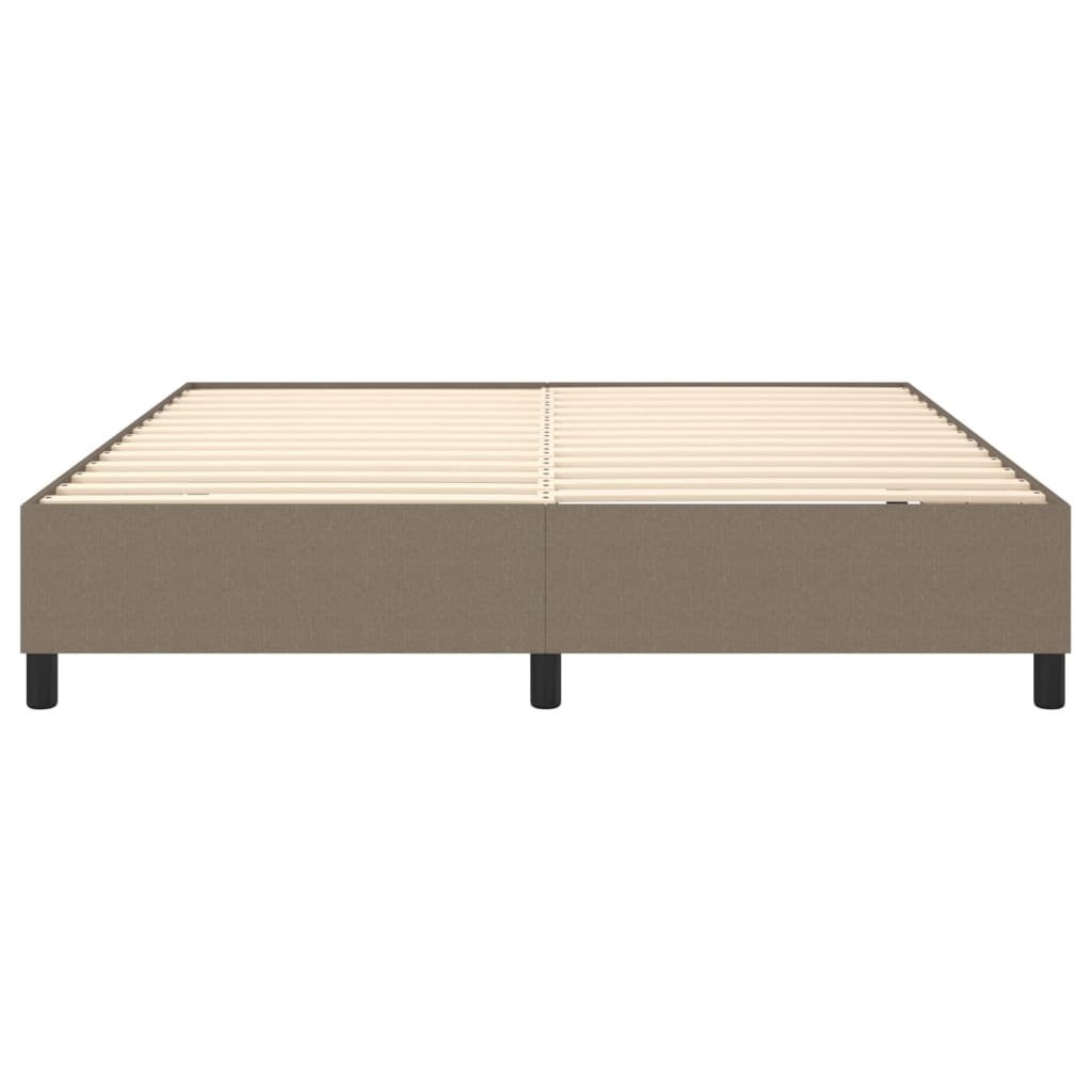 Struttura Letto a Rete a Molle Tortora 160x200 cm in Tessuto | homemem39