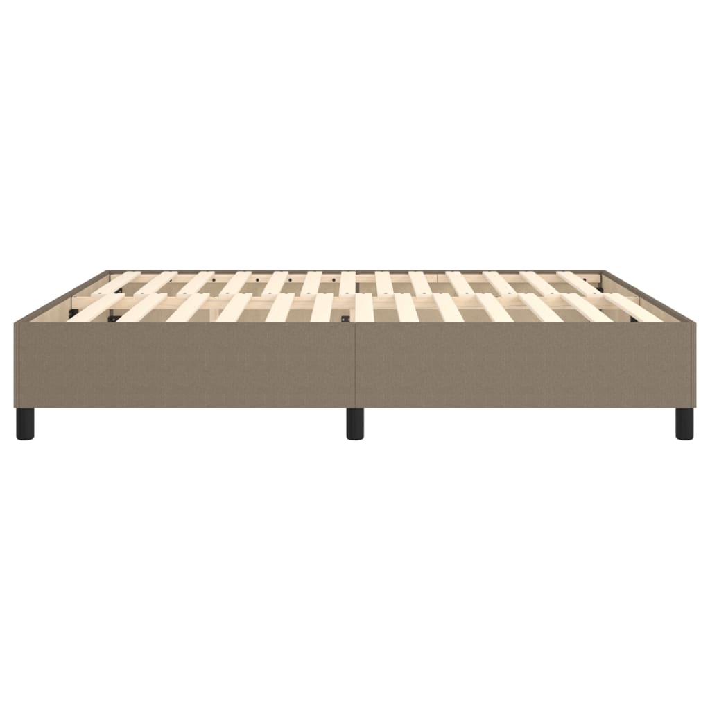 Struttura Letto a Rete a Molle Tortora 160x200 cm in Tessuto | homemem39