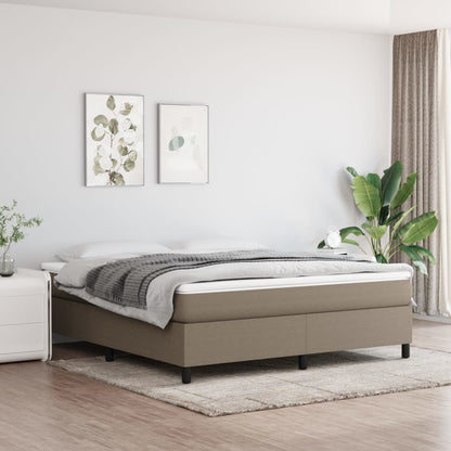 Struttura Letto a Rete a Molle Tortora 160x200 cm in Tessuto | homemem39