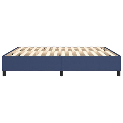 Struttura Letto a Rete a Molle Blu 160x200 cm in Tessuto | homemem39