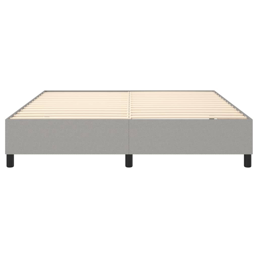 Struttura Letto a Rete a Molle Grigio Chiaro 180x200 cm Tessuto | homemem39