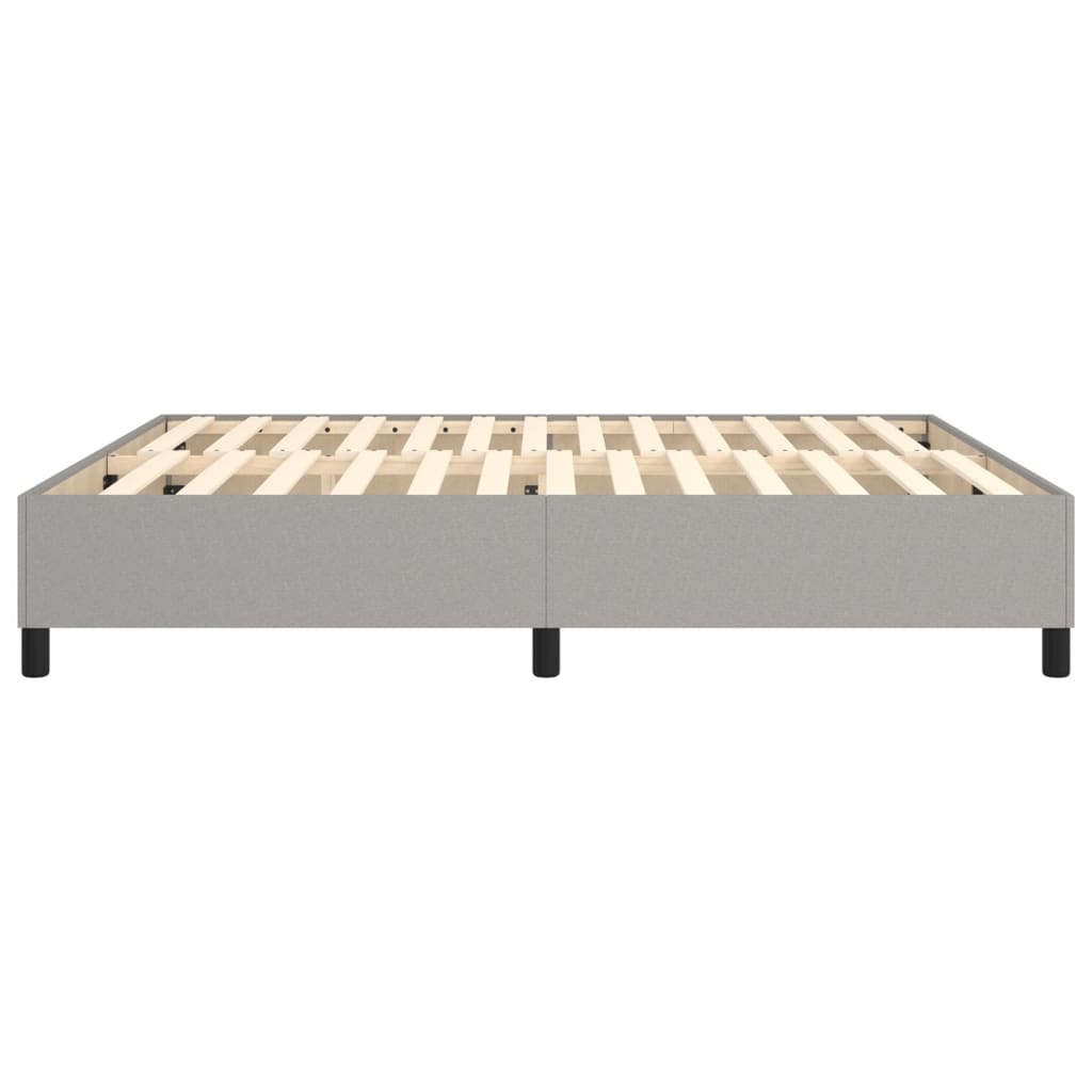Struttura Letto a Rete a Molle Grigio Chiaro 180x200 cm Tessuto | homemem39