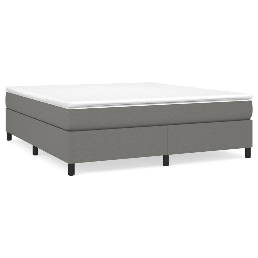 Struttura Letto a Rete a Molle Grigio Scuro 180x200 cm Tessuto | homemem39
