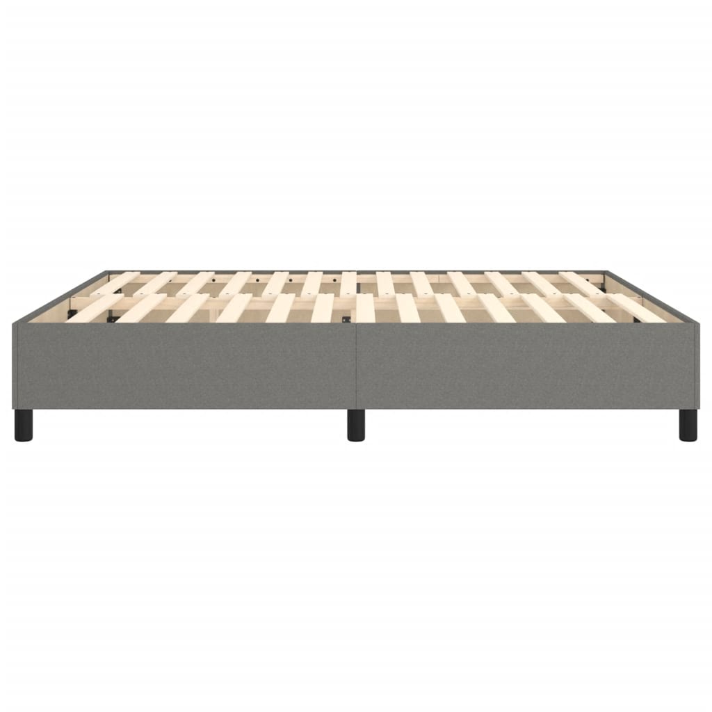 Struttura Letto a Rete a Molle Grigio Scuro 180x200 cm Tessuto | homemem39