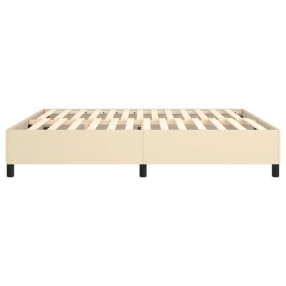 Struttura Letto a Rete a Molle Crema 180x200 cm in Tessuto | homemem39