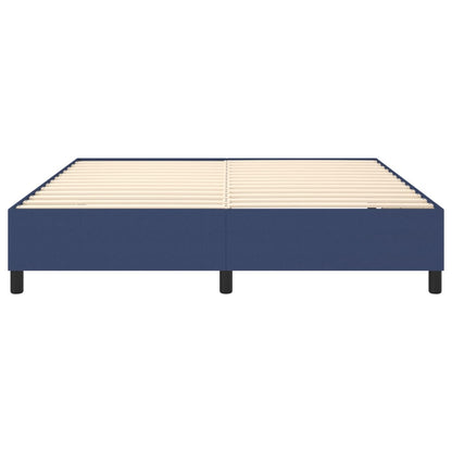 Struttura Letto a Rete a Molle Blu 180x200 cm in Tessuto | homemem39