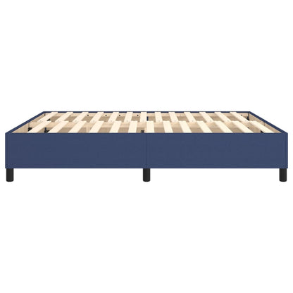 Struttura Letto a Rete a Molle Blu 180x200 cm in Tessuto | homemem39