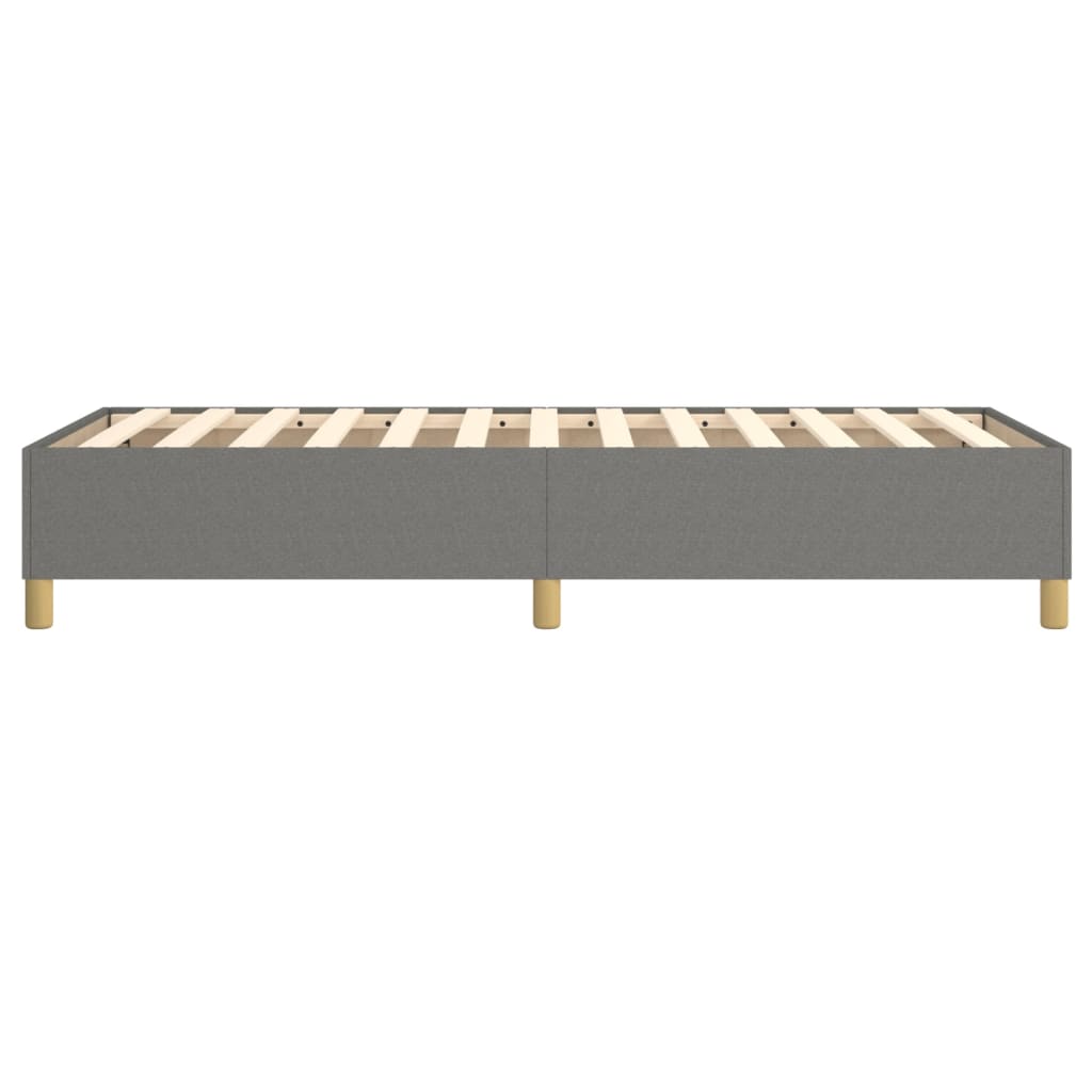 Struttura Letto a Rete a Molle Grigio Scuro 80x200 cm Tessuto | homemem39