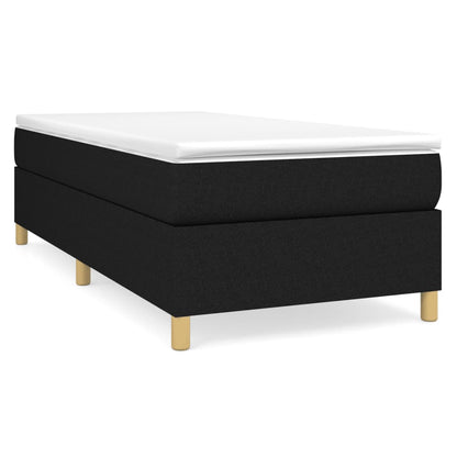 Struttura Letto a Rete a Molle Nero 80x200 cm Tessuto | homemem39