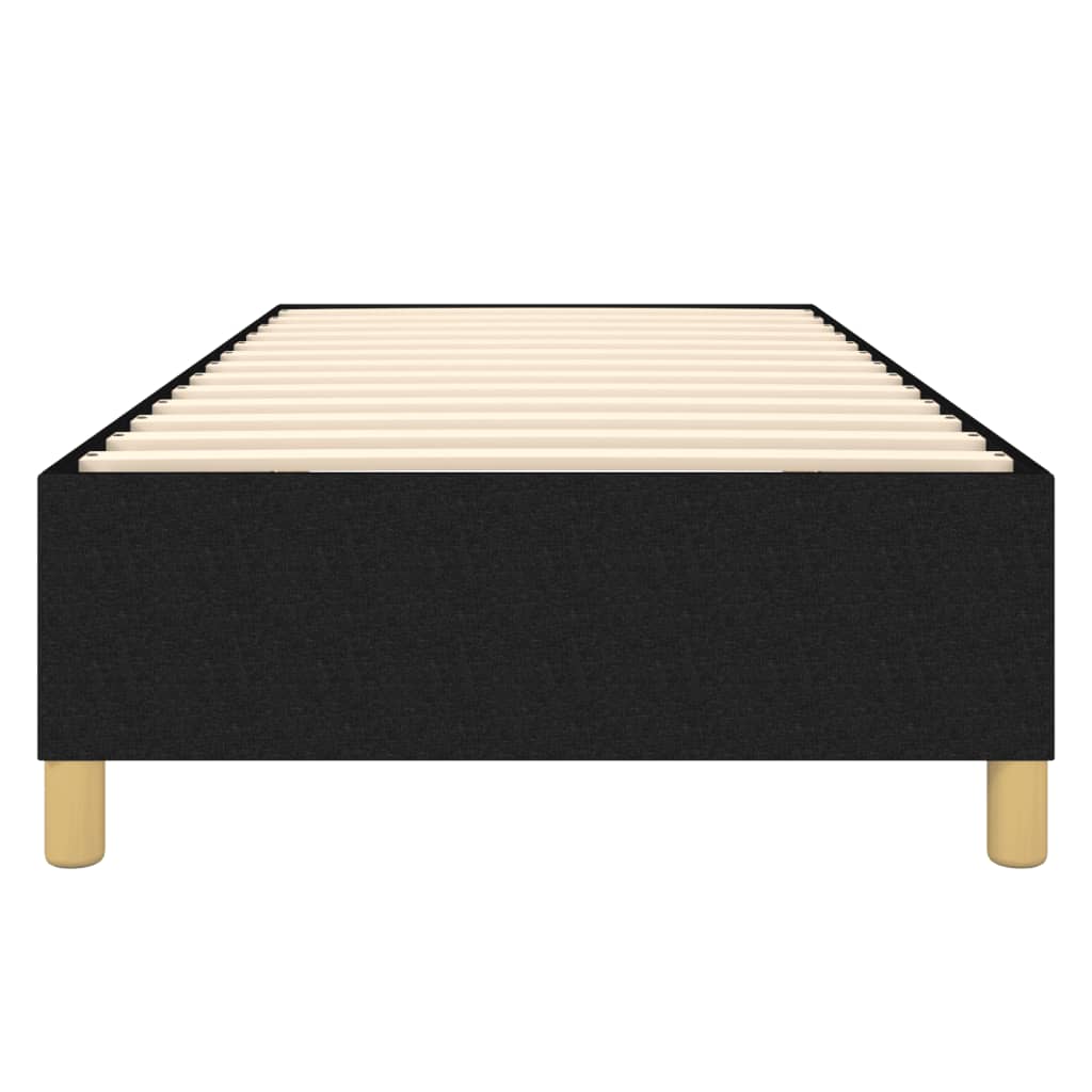 Struttura Letto a Rete a Molle Nero 80x200 cm Tessuto | homemem39