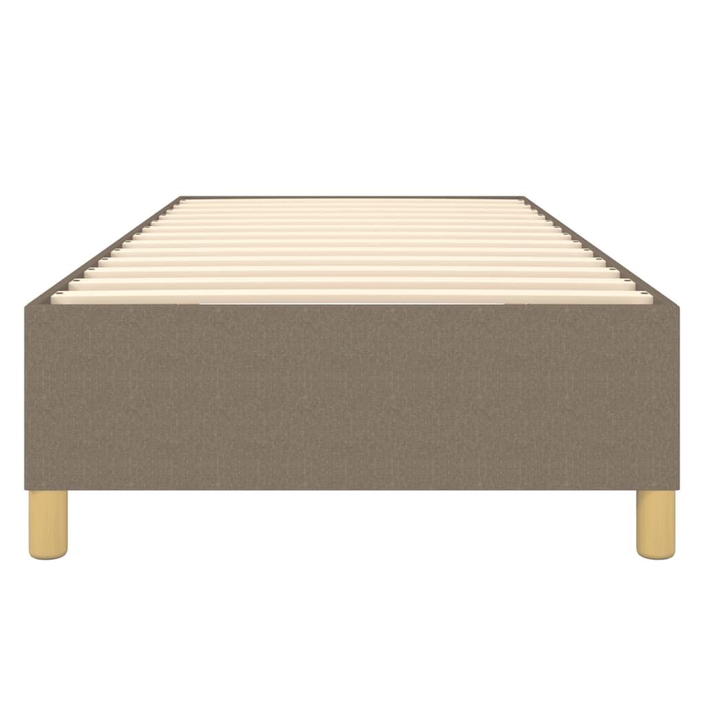 Struttura Letto a Rete a Molle Tortora 80x200 cm Tessuto | homemem39