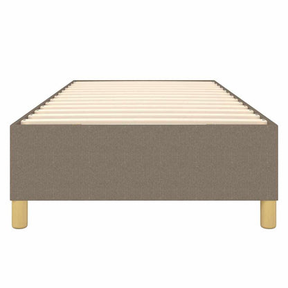 Struttura Letto a Rete a Molle Tortora 80x200 cm Tessuto
