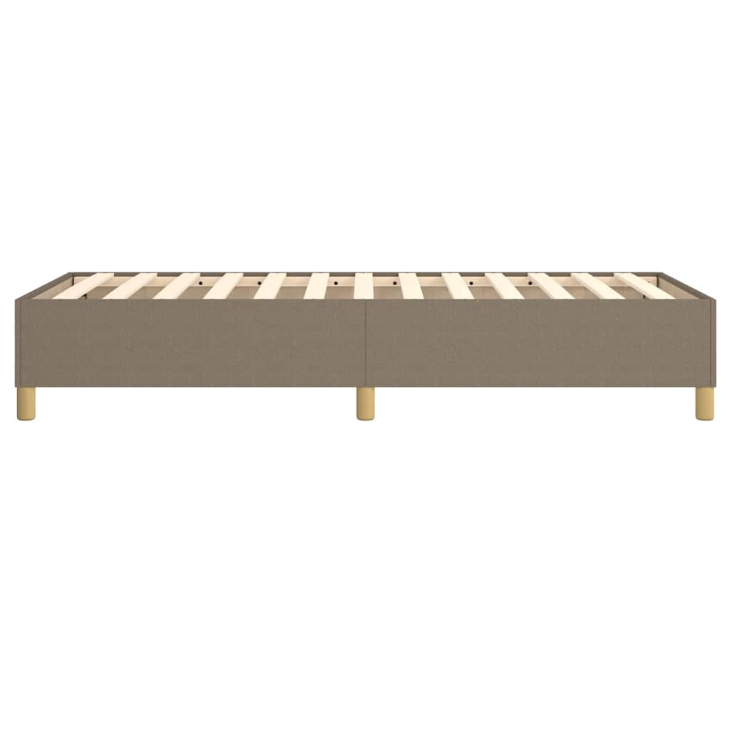 Struttura Letto a Rete a Molle Tortora 80x200 cm Tessuto