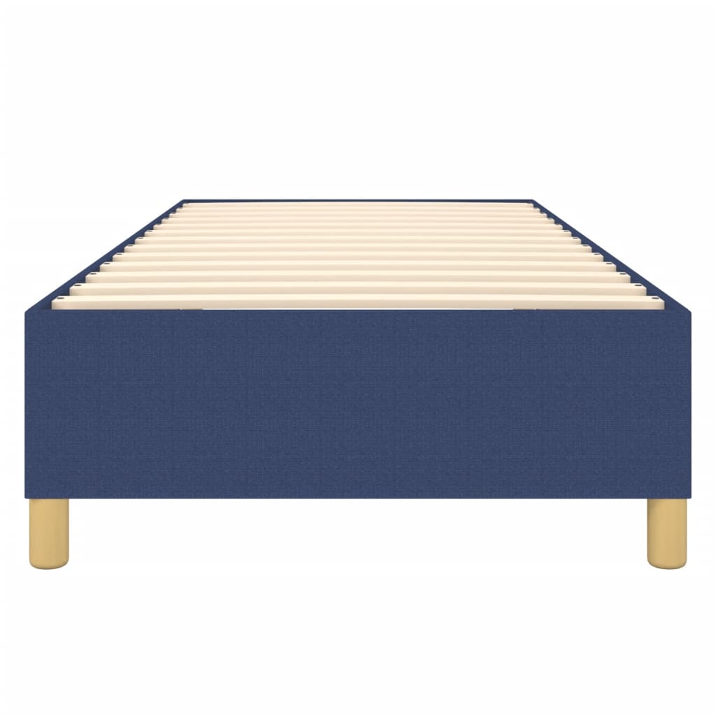 Struttura Letto a Rete a Molle Blu 80x200 cm in Tessuto | homemem39