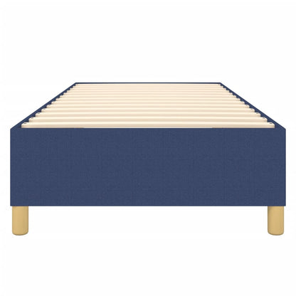 Struttura Letto a Rete a Molle Blu 80x200 cm in Tessuto | homemem39