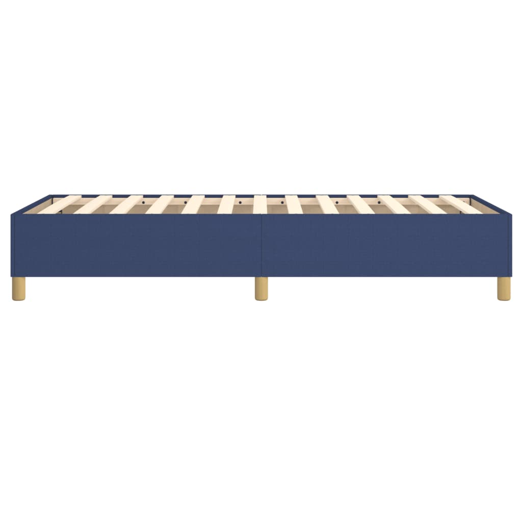 Struttura Letto a Rete a Molle Blu 80x200 cm in Tessuto | homemem39