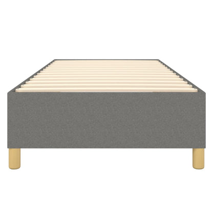 Struttura Letto a Rete a Molle Grigio Scuro 90x190 cm Tessuto | homemem39