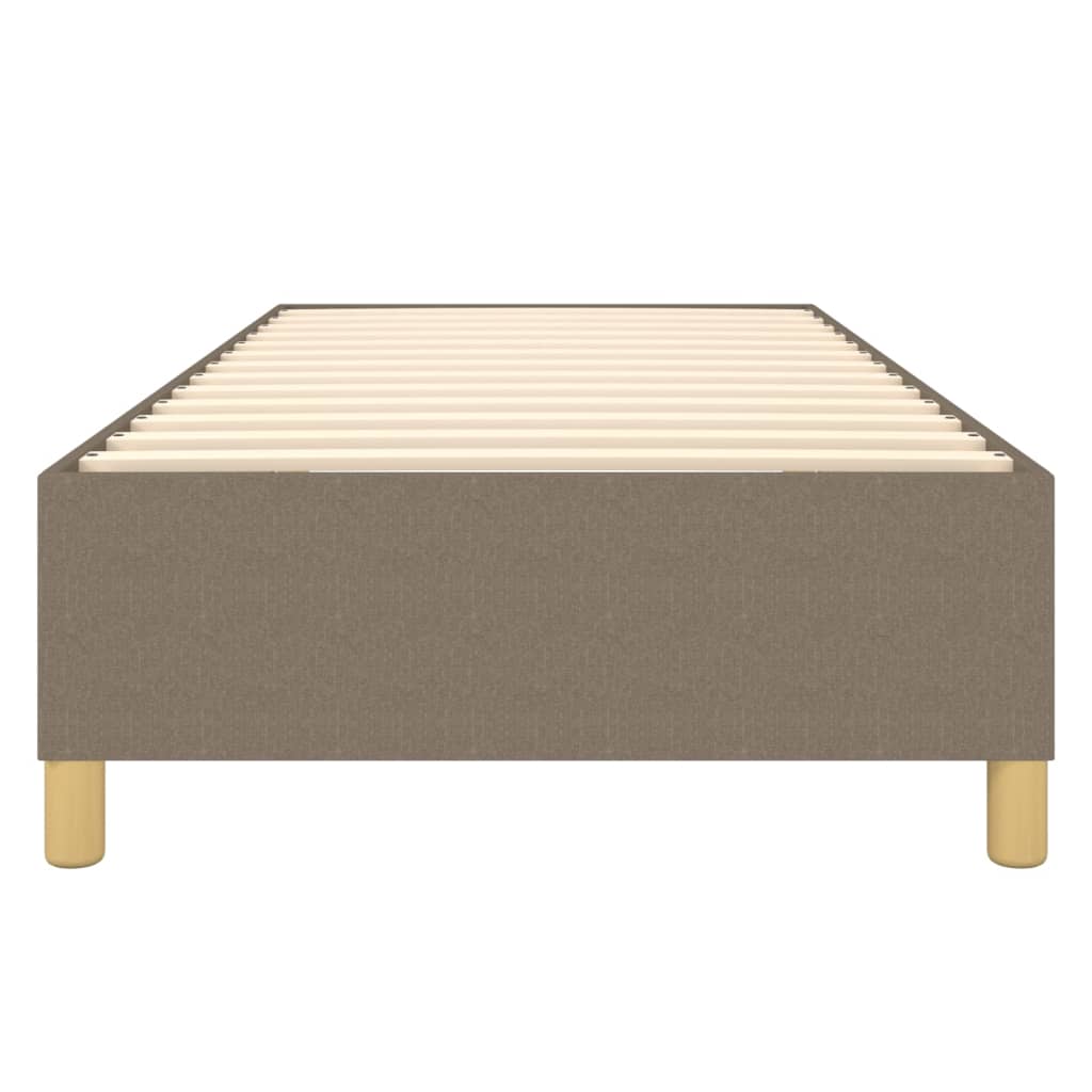 Struttura Letto a Rete a Molle Tortora 90x190 cm Tessuto | homemem39