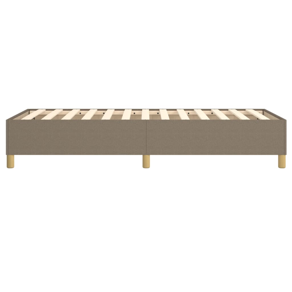 Struttura Letto a Rete a Molle Tortora 90x190 cm Tessuto | homemem39