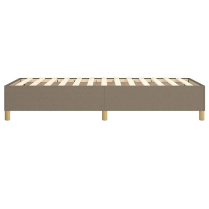 Struttura Letto a Rete a Molle Tortora 90x190 cm Tessuto