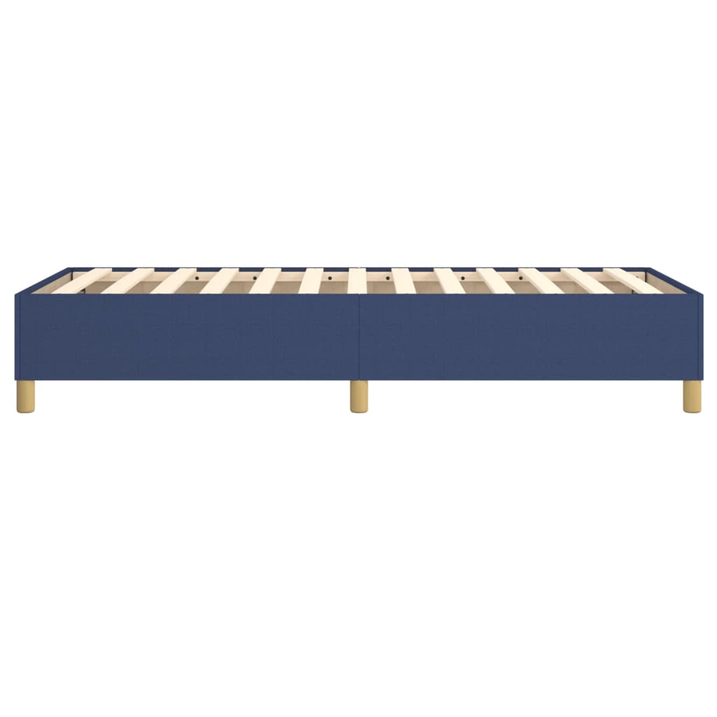 Struttura Letto a Rete a Molle Blu 90x190 cm in Tessuto | homemem39
