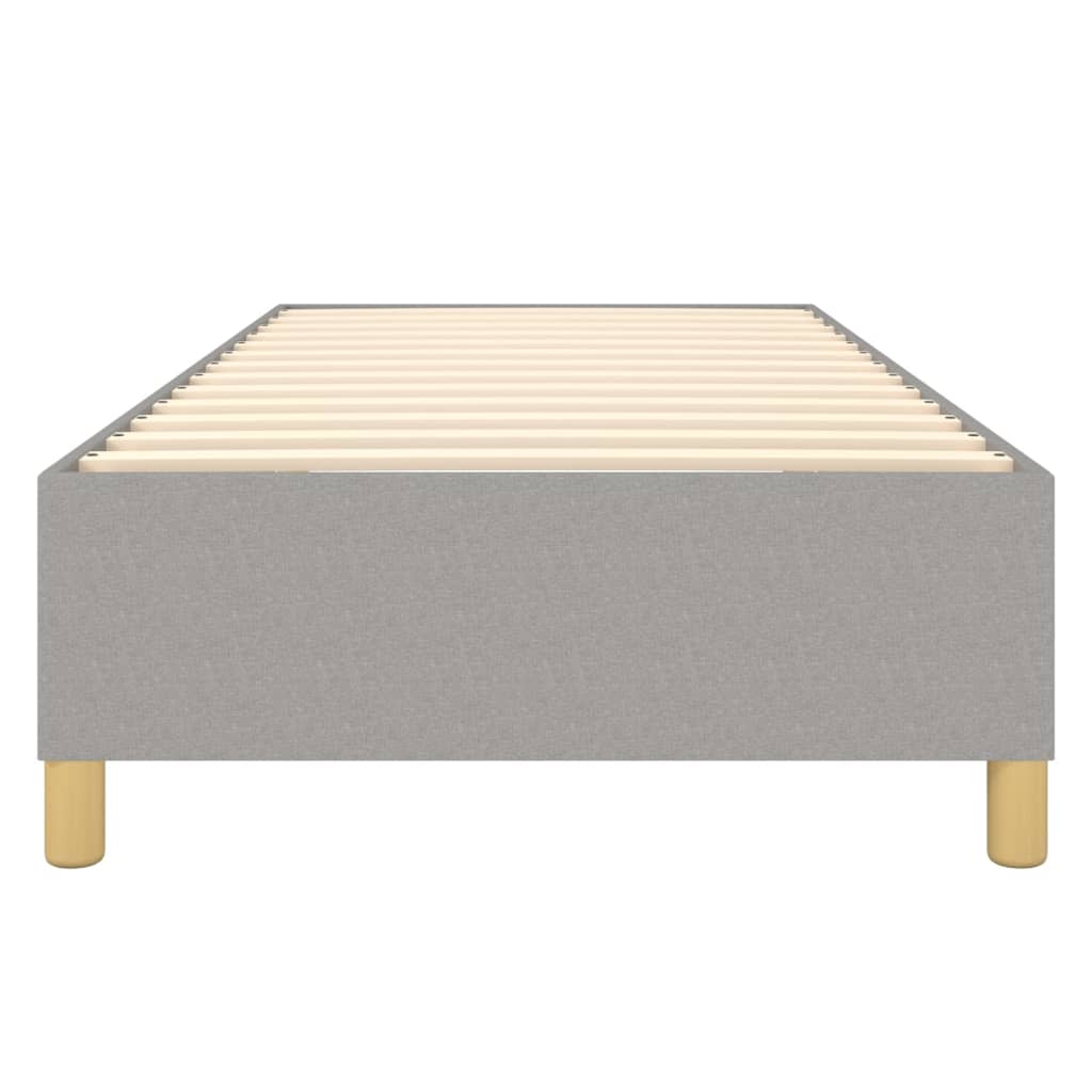 Struttura Letto a Rete a Molle Grigio Chiaro 90x200 cm Tessuto | homemem39