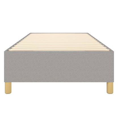 Struttura Letto a Rete a Molle Grigio Chiaro 90x200 cm Tessuto | homemem39