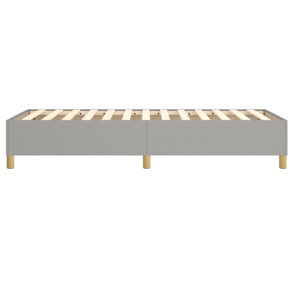 Struttura Letto a Rete a Molle Grigio Chiaro 90x200 cm Tessuto | homemem39