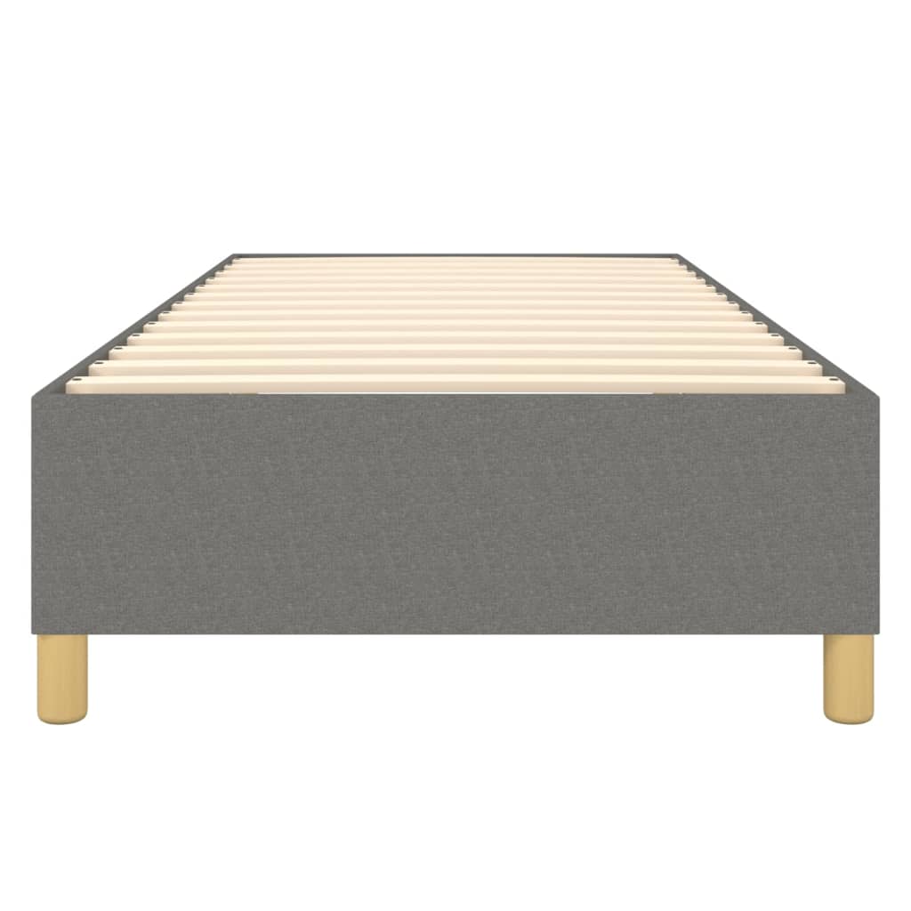Struttura Letto a Rete a Molle Grigio Scuro 90x200 cm Tessuto | homemem39