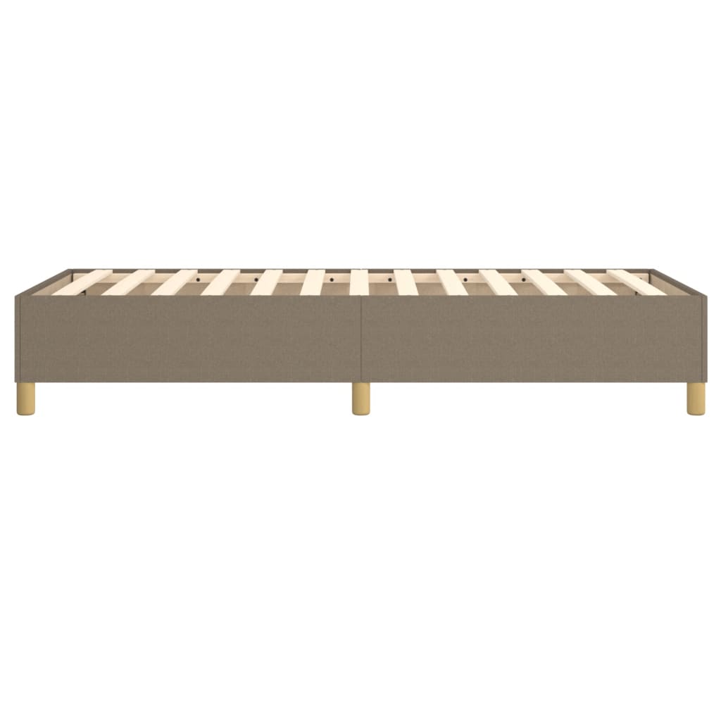 Struttura Letto a Rete a Molle Tortora 90x200 cm Tessuto | homemem39