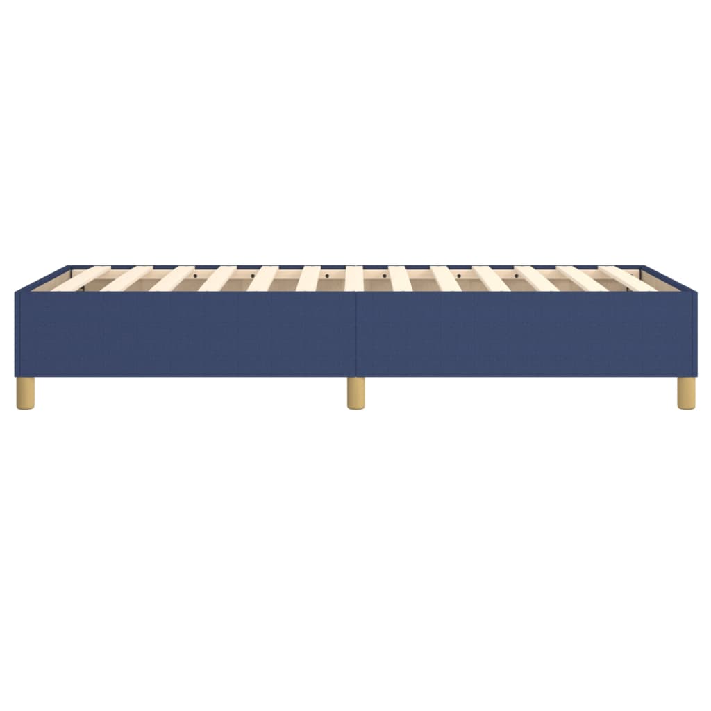 Struttura Letto a Rete a Molle Blu 90x200 cm in Tessuto | homemem39