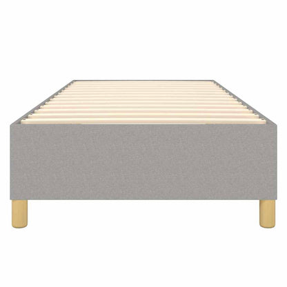 Struttura Letto a Rete a Molle Grigio Chiaro 100x200 cm Tessuto