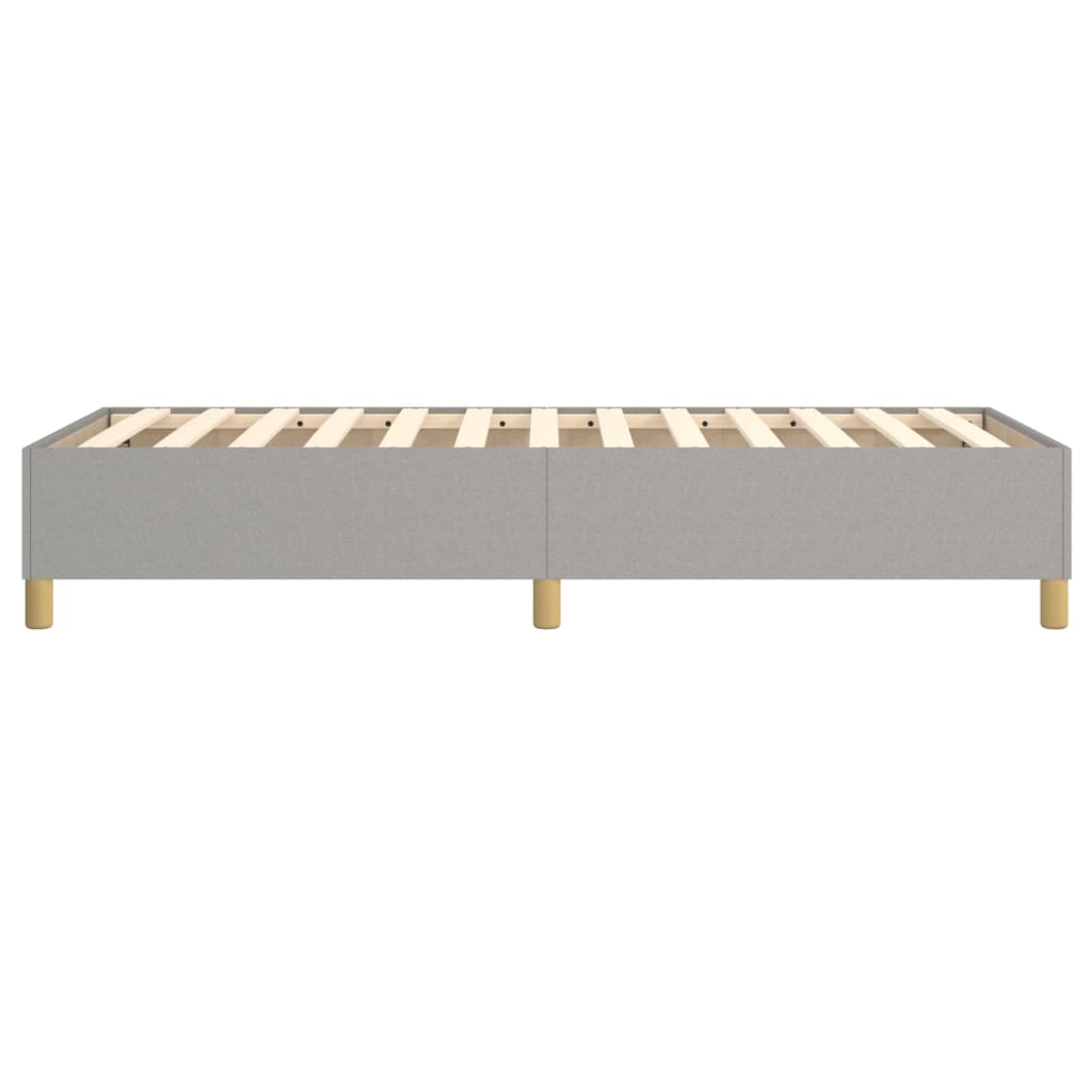 Struttura Letto a Rete a Molle Grigio Chiaro 100x200 cm Tessuto | homemem39