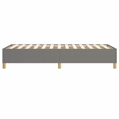 Struttura Letto a Rete a Molle Grigio Scuro 100x200 cm Tessuto