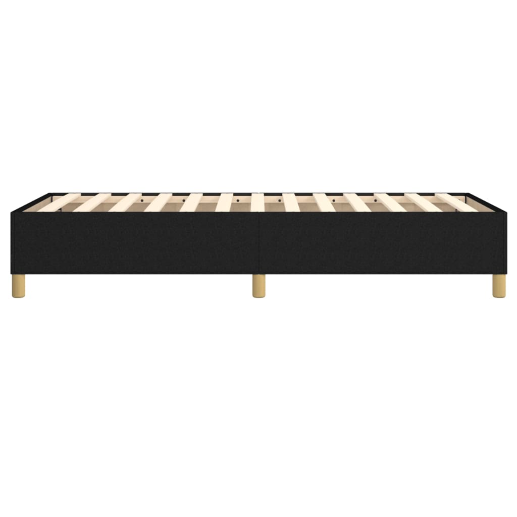 Struttura Letto a Rete a Molle Nero 100x200 cm in Tessuto | homemem39