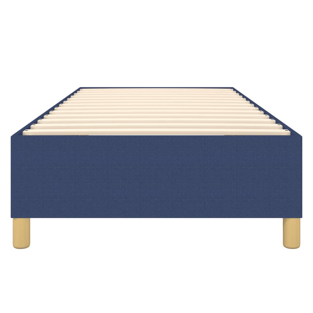 Struttura Letto a Rete a Molle Blu 100x200 cm in Tessuto | homemem39