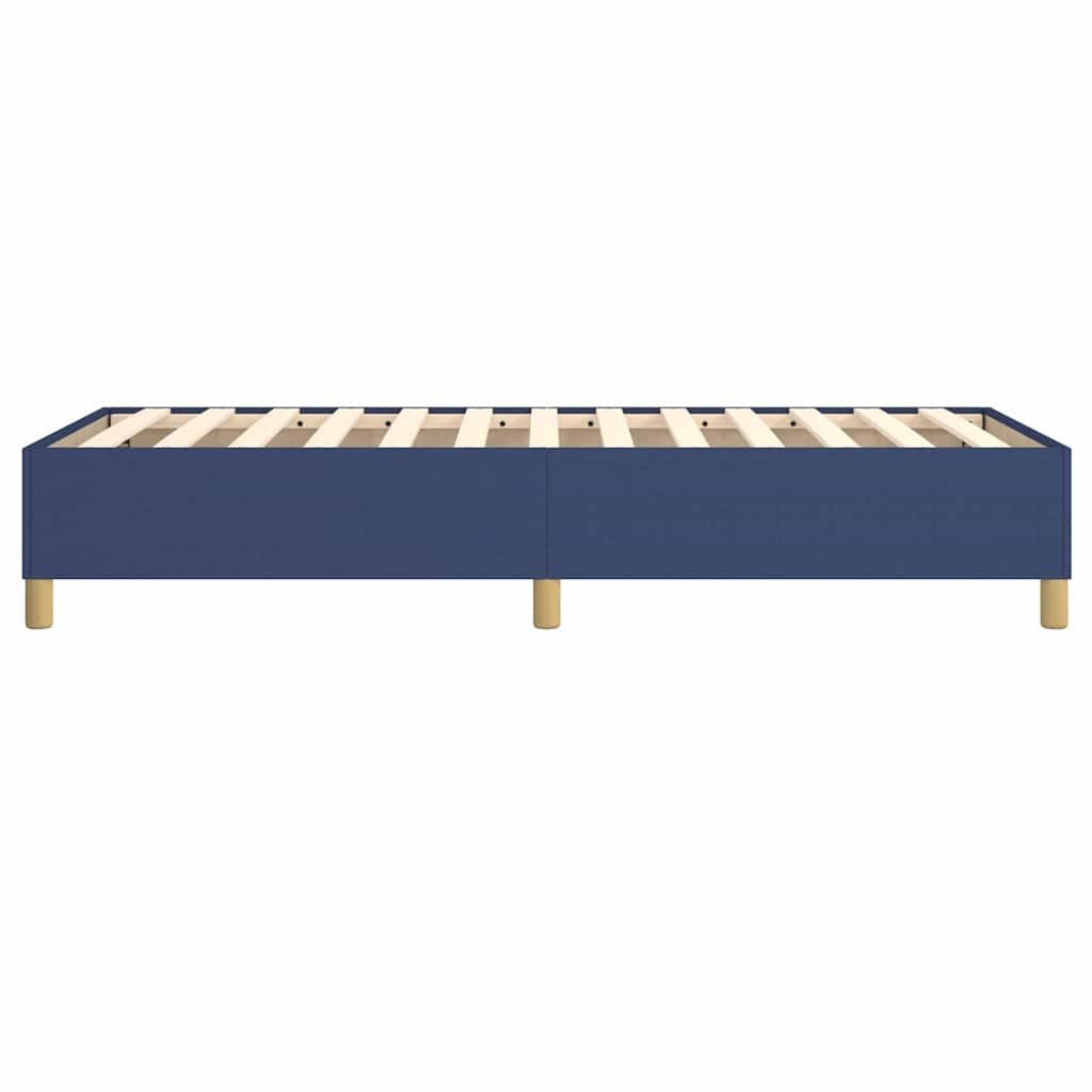 Struttura Letto a Rete a Molle Blu 100x200 cm in Tessuto | homemem39