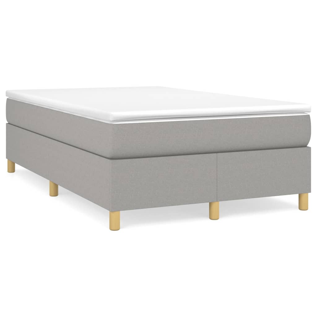 Struttura Letto a Rete a Molle Grigio Chiaro 120x200 cm Tessuto | homemem39