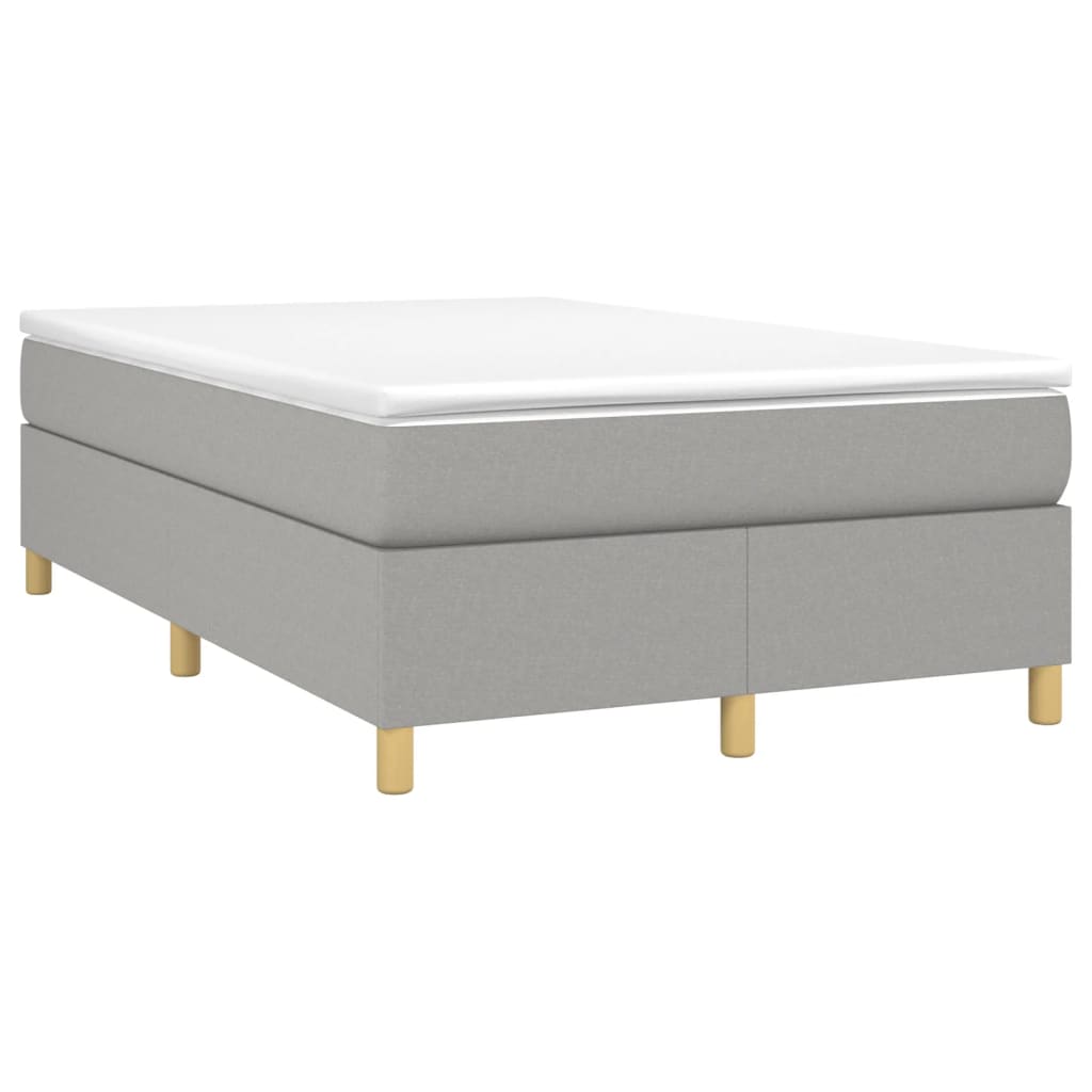 Struttura Letto a Rete a Molle Grigio Chiaro 120x200 cm Tessuto | homemem39