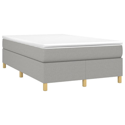 Struttura Letto a Rete a Molle Grigio Chiaro 120x200 cm Tessuto | homemem39