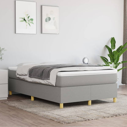 Struttura Letto a Rete a Molle Grigio Chiaro 120x200 cm Tessuto | homemem39