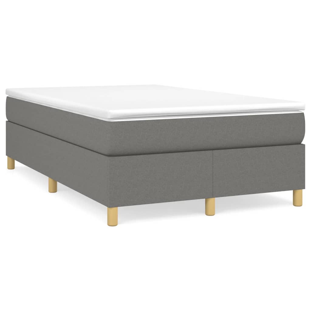 Struttura Letto a Rete a Molle Grigio Scuro 120x200 cm Tessuto | homemem39