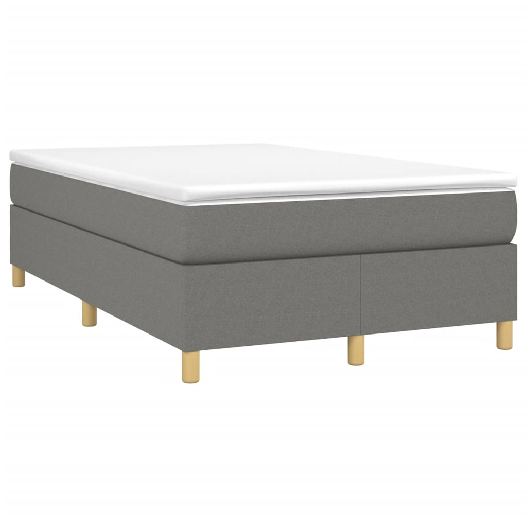 Struttura Letto a Rete a Molle Grigio Scuro 120x200 cm Tessuto | homemem39
